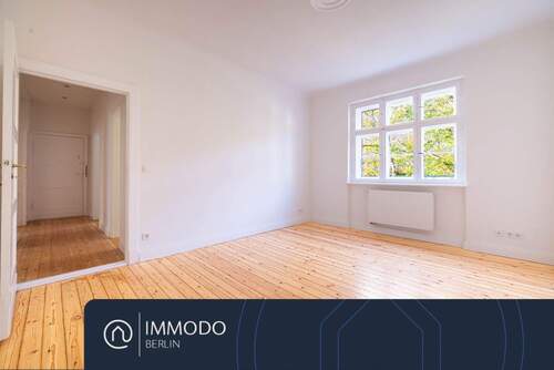 Schlafzimmer - ?? Wohnen in Zehlendorf Mitte: Erstbezug nach Sanierung in eine 3-Zi Stuck-Altbau-Whg mit Dielen