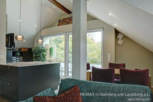 Essbereich und Küche - 3 Zimmer Etagenwohnung in München