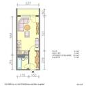 Bild Grundriss - 1 Zimmer Etagenwohnung zur Miete in Reinsdorf