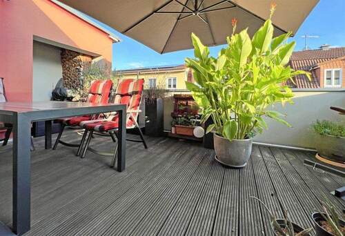 Dachterrasse - 4 Zimmer Einfamilienhaus in Eberswalde