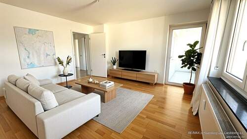 Einrichtungsbeispiel - Etagenwohnung mit 61,00 m² in Freising zum Kaufen