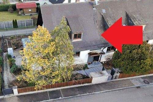 Draufsicht - Doppelhaushälfte in Leinburg - 332.000,00&nbsp;EUR Kaufpreis, ca.&nbsp; 120,00&nbsp;m&sup2;&nbsp;Wohnfl&auml;che