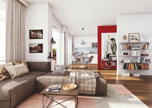 Innenvisualisierung - 3 Zimmer Etagenwohnung zum Kaufen in Berlin
