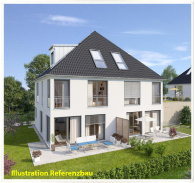 Illustration Garten - 6 Zimmer Doppelhaushälfte zum Kaufen in Gilching