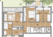 Grundriss 5-Zimmer Umbauvariante - 
