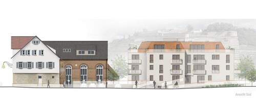 unverbindliche Illustration - 3 Zimmer Etagenwohnung in Asperg