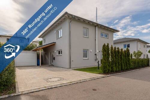 360°-Rundgang Außenansicht - Modernes, hochwertiges Einfamilienhaus mit viel Charme und traumhaften Garten in begehrter Lage von Bad Griesbach