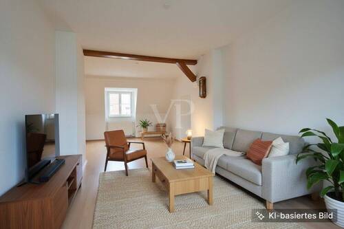Wohnzimmer KI - 2 Zimmer Etagenwohnung zum Kaufen in Erfurt