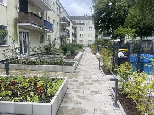 Begrünter Innenhof - 