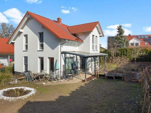 Süd-Westansicht - Einfamilienhaus mit 150,00 m&sup2; in Vilgertshofen / Issing zum Kaufen