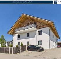 Stil, Charakter, Ausstrahlung! Moderne 3-Zimmer-Wohnung mit Sichtdachstuhl und Lift in Adlkofen!