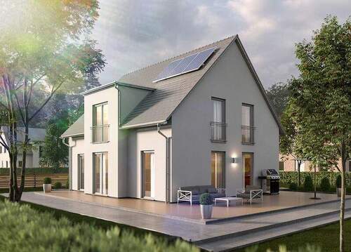 LH 152 - Gartenansicht - 6 Zimmer Einfamilienhaus zum Kaufen in Walschleben