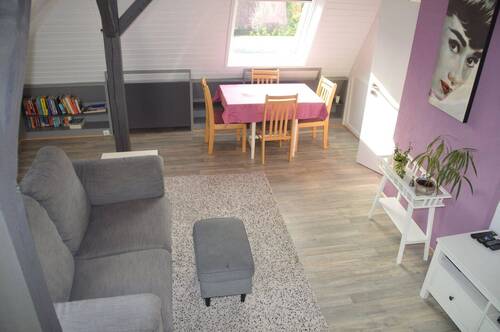Wohnzimmer im Dachgeschoss - 