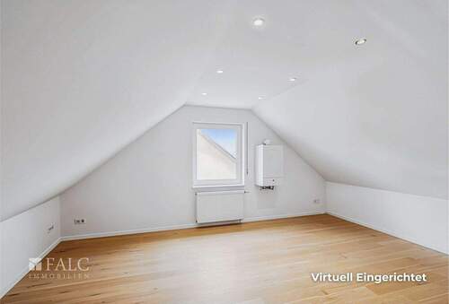 Dachgeschoss - Virtuell eingerichtet - 