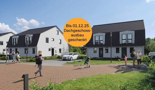 Neubauprojekt Am Wiesenweg - Geräumige Doppelhaushälfte inklusive Grundstück