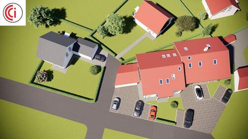 Hausansicht - 4 Zimmer Etagenwohnung in Teisendorf