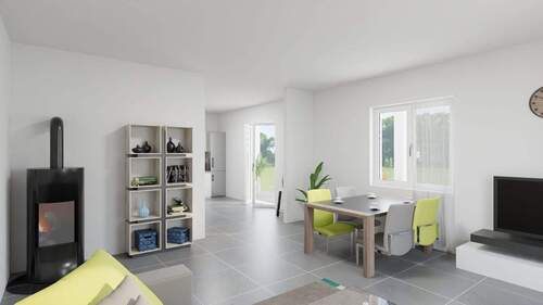 Wohnzimmer Projektion - 