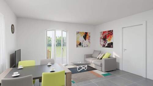 Wohnzimmer Projektion - 