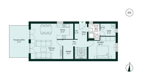 Lageplan vom Haus im Projekt Am Wiesenweg - 