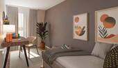 Der Flur verbindet elegant die Zimmer - 5 Zimmer Doppelhaushälfte in Schönwalde-Glien