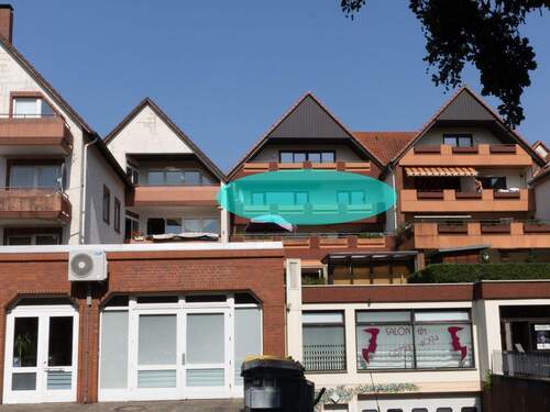 Süd-Westansicht der Wohnung - Etagenwohnung mit 97,00 m² in Vlotho zum Kaufen