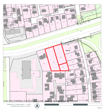 Flurkarte Dortmund - Grundstück in Dortmund