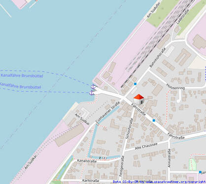 Lageplan - Grundstück in Brunsbüttel