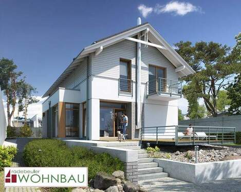 Gartenansicht - Geräumiges Familienhaus mit modernem Design in Friedewald