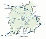 Karte Leipzig - 