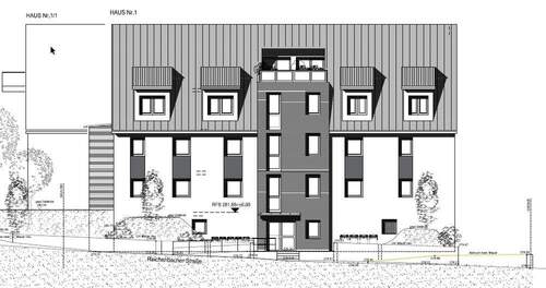 Ansicht Nord-Ost Haus 1 - 