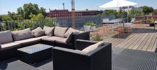 exterior view - Moderne Bürofläche in Kreuzberg mit Dachterrasse und Top-Ausstattung