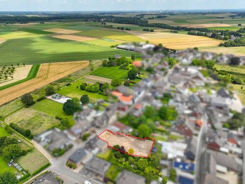 Drohnenansicht - Grundstück zum Kaufen in Jüchen