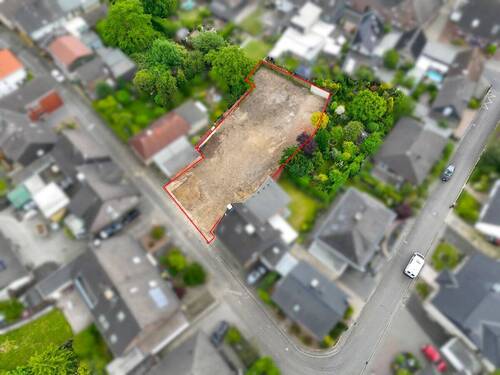 Drohnenansicht 2 - Grundstück in Jüchen zum Kaufen