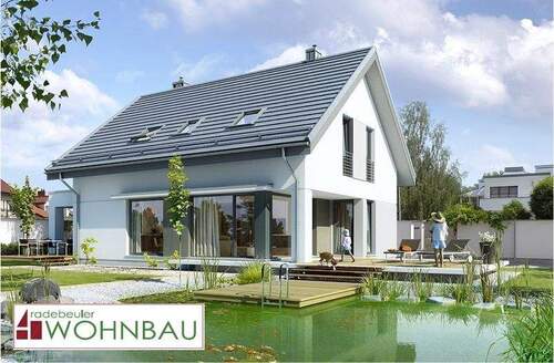 Ansicht Garten - Einfamilienhaus für Grünliebhaber