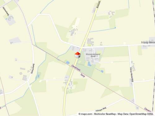 Geolyzer Kartenausschnitt - 1 Zimmer Mehrfamilienhaus, Wohnhaus in Oeversee