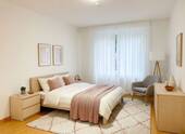 Schlafzimmer möbliert - (KI generiert) - 