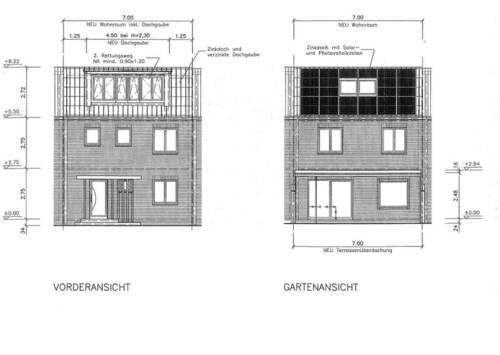 Front-Gartenansicht - 