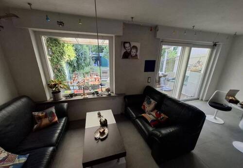 Wohnzimmer - Reihenmittelhaus mit 124,00 m² in Krefeld zum Kaufen