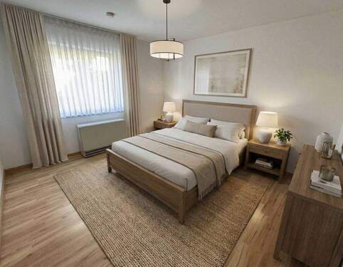 EG Schlafraum virtueller Renovierungsvorschlag - 