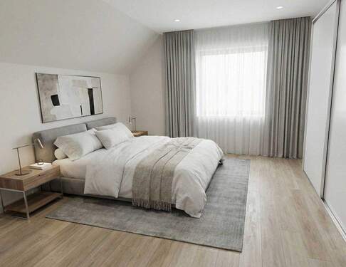 OG Schlafzimmer virtueller Renovierungsvorschlag - 