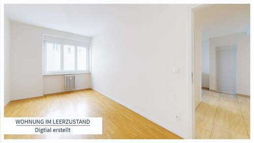 Wohnung im Leerzustand - 