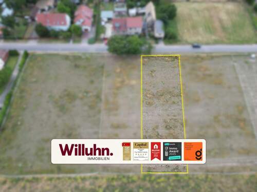 Grundstücksgrenzen 1112m - Letzte Gelegenheit in Pegau - 1.100 m² Grundstück in ruhiger Siedlungslage mit Feldblick