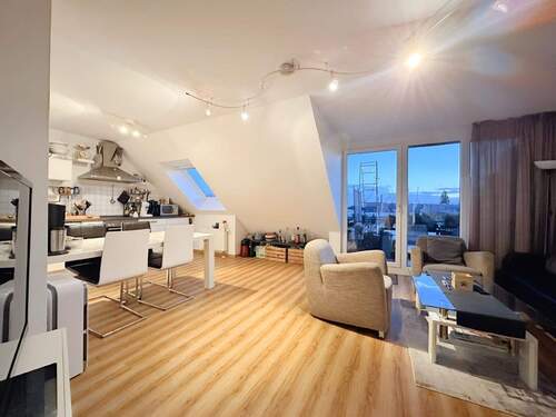 Wohnbereich - 2 Zimmer Etagenwohnung zur Miete in Krefeld