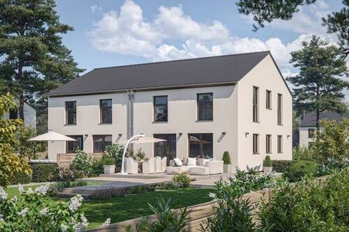 Bild 1 - Familienfreundliche Doppelhaushälfte inkl. Grundstück in Nollingen*