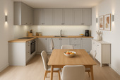 Küche_Essen WHG 13.mit KI erstellt - 4 Zimmer Etagenwohnung in Stockelsdorf