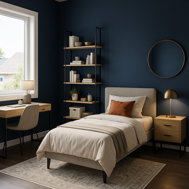 Schlafzimmer WHG 13.mit KI erstellt - 