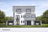 Ansicht Norden Architektonische Visualisierung ein - Grundstück zum Kaufen in Regenstauf