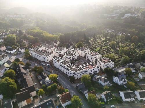 Greeen von oben - 3-Zimmer-Neubauwohnung mit Terrasse