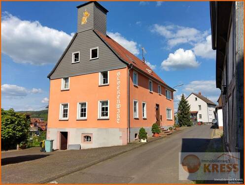 Vorderansicht_Haus - Historisches Gebäude - Perfekt zum Wohnen und Arbeiten geeignet in Steinau-Marbon