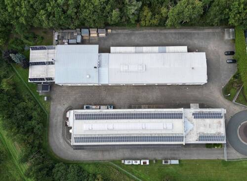 Luftbild - Halle in Oebisfelde